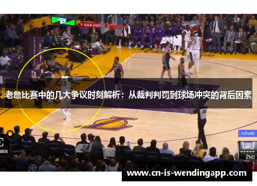 老詹比赛中的几大争议时刻解析：从裁判判罚到球场冲突的背后因素
